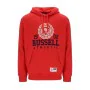 Felpa con Cappuccio Uomo Russell Athletic Ath 1902 Rosso di Russell Athletic, Uomo - Rif: S64121703, Prezzo: 55,30 €, Sconto: %