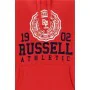 Felpa con Cappuccio Uomo Russell Athletic Ath 1902 Rosso di Russell Athletic, Uomo - Rif: S64121703, Prezzo: 55,30 €, Sconto: %