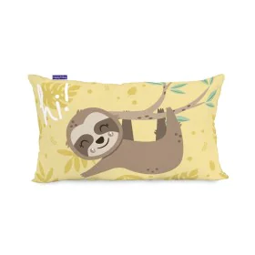 Cushion cover HappyFriday Moshi Moshi Happy Sloth Multicolour 50 x 30 cm by HappyFriday, Cushion Covers - Ref: D1612709, Pric...