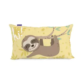 Cushion cover HappyFriday Moshi Moshi Happy Sloth Multicolour 50 x 30 cm by HappyFriday, Cushion Covers - Ref: D1612709, Pric...