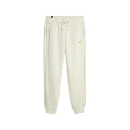 Pantalon de sport long Puma Ess+ Minimal Gold Beige Femme de Puma, Femme - Réf : S64121722, Prix : 52,50 €, Remise : %