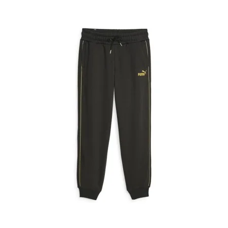 Pantalón Largo Deportivo Puma Ess+ Minimal Gold Negro Mujer de Puma, Mujer - Ref: S64121729, Precio: 52,50 €, Descuento: %