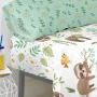 Fitted sheet HappyFriday MOSHI MOSHI Multicolour 105 x 200 x 32 cm by HappyFriday, Sheets and pillowcases - Ref: D1612718, Pr...