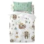 Parure de couette HappyFriday Moshi Moshi Happy Sloth Multicouleur Lit de bébé 2 Pièces de HappyFriday, Couettes et housses d...