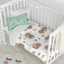 Parure de couette HappyFriday Moshi Moshi Happy Sloth Multicouleur Lit de bébé 2 Pièces de HappyFriday, Couettes et housses d...