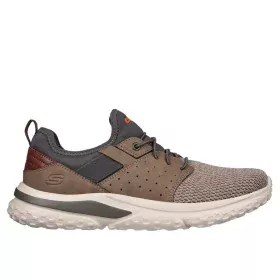 Chaussures de Sport pour Homme Skechers Solvano - Caspian Marron de Skechers, Baskets - Réf : S64121795, Prix : 67,30 €, Remi...