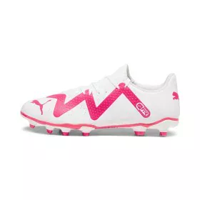 Chaussures de Football pour Adultes Puma Future Play FG/AG Blanc Fuchsia de Puma, Bottes - Réf : S64122112, Prix : 56,14 €, R...