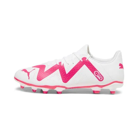 Adult's Football Boots Puma Future Play FG/AG White Fuchsia by Puma, Boots - Ref: S64122112, Price: 56,14 €, Discount: %