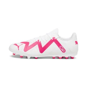 Scarpe da Calcio per Adulti Puma Future Play MG Bianco Fucsia di Puma, Scarpe - Rif: S64122113, Prezzo: 50,54 €, Sconto: %