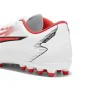 Chuteiras Infantis Puma Ultra Play MG Branco Vermelho de Puma, Botas - Ref: S64122119, Preço: 41,02 €, Desconto: %