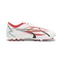 Chuteiras Infantis Puma Ultra Play MG Branco Vermelho de Puma, Botas - Ref: S64122119, Preço: 41,02 €, Desconto: %