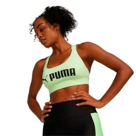 Sutiã Desportivo Puma Mid Impact fit Verde limão Amarelo de Puma, Mulher - Ref: S64122179, Preço: 33,23 €, Desconto: %