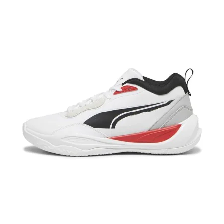 Basketball Shoes for Adults Puma Playmaker Pro Plus White by Puma, Footwear - Ref: S64122269, Price: 81,35 €, Discount: %