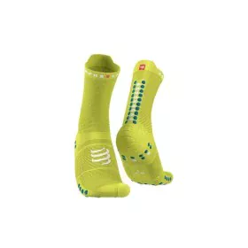 Chaussettes de Sport Compressport Pro Racing Vert citron de Compressport, Homme - Réf : S64122949, Prix : 16,50 €, Remise : %