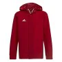 Children's Sports Jacket Adidas Entrada 22 Red by Adidas, Warm clothing - Ref: S64123017, Price: 30,25 €, Discount: %