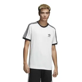 Camiseta de Manga Corta Hombre Adidas 3 Stripes Blanco de Adidas, Hombre - Ref: S64123381, Precio: 26,20 €, Descuento: %