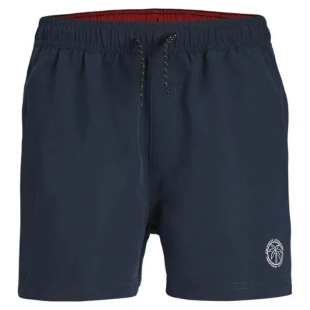 Fato de Banho Infantil Jack & Jones Jjswim Solid Ly Azul Marinho de Jack & Jones, Roupa de banho - Ref: S64123747, Preço: 15,...