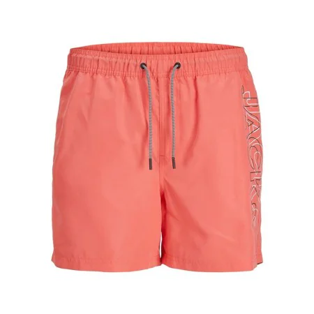 Calção de Banho Homem Jack & Jones Double Logo Coral de Jack & Jones, Roupa de banho - Ref: S64123922, Preço: 14,50 €, Descon...