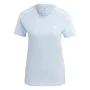 Women’s Short Sleeve T-Shirt Adidas 3 stripes Light Blue by Adidas, Women - Ref: S64126812, Price: 23,38 €, Discount: %