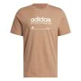 Camiseta de Manga Corta Hombre Adidas Lounge Marrón de Adidas, Hombre - Ref: S64126830, Precio: 31,73 €, Descuento: %