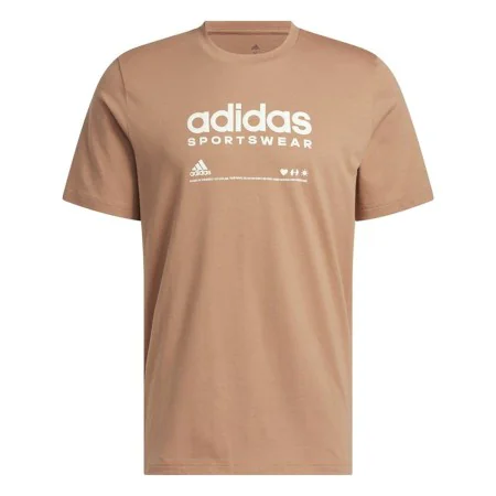 Men’s Short Sleeve T-Shirt Adidas Lounge Brown by Adidas, Men - Ref: S64126830, Price: 31,73 €, Discount: %