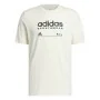 Camisola de Manga Curta Homem Adidas Lounge Branco de Adidas, Homem - Ref: S64126831, Preço: 31,73 €, Desconto: %