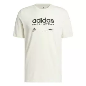 Camiseta de Manga Corta Hombre Adidas Lounge Blanco de Adidas, Hombre - Ref: S64126831, Precio: 31,73 €, Descuento: %