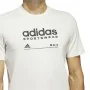 Camiseta de Manga Corta Hombre Adidas Lounge Blanco de Adidas, Hombre - Ref: S64126831, Precio: 31,73 €, Descuento: %