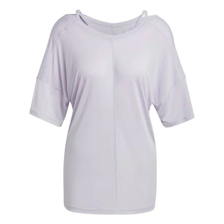 Women’s Short Sleeve T-Shirt Adidas Studio Oversized Lilac by Adidas, Clothing - Ref: S64126838, Price: 37,11 €, Discount: %