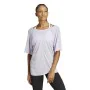 Women’s Short Sleeve T-Shirt Adidas Studio Oversized Lilac by Adidas, Clothing - Ref: S64126838, Price: 37,11 €, Discount: %