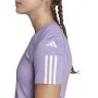 T-shirt à manches courtes femme Adidas Essentials Prune Lila de Adidas, Femme - Réf : S64126840, Prix : 24,60 €, Remise : %