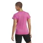 Camisola de Manga Curta Mulher Adidas Essentials Cor de Rosa Lilás de Adidas, Mulher - Ref: S64126841, Preço: 20,21 €, Descon...