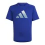 T shirt à manches courtes Enfant Adidas Icons Aeroready Bleu de Adidas, Garçon - Réf : S64126844, Prix : 21,97 €, Remise : %