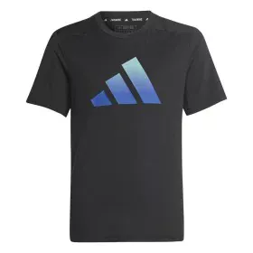 Child's Short Sleeve T-Shirt Adidas Icons Black by Adidas, Boys - Ref: S64126845, Price: 21,97 €, Discount: %