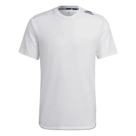 Camiseta de Manga Corta Hombre Adidas D4T Blanco de Adidas, Hombre - Ref: S64126846, Precio: 33,38 €, Descuento: %