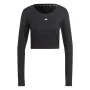 Women’s Long Sleeve T-Shirt Adidas Studio Black by Adidas, Women - Ref: S64126847, Price: 33,38 €, Discount: %