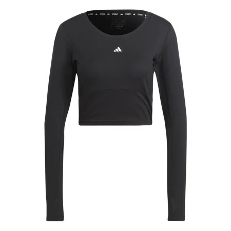 Camisola de Manga Comprida Mulher Adidas Studio Preto de Adidas, Mulher - Ref: S64126847, Preço: 33,38 €, Desconto: %