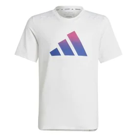 T shirt à manches courtes Enfant Adidas Train Icons Blanc de Adidas, Garçon - Réf : S64126848, Prix : 20,88 €, Remise : %