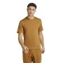 Camisola de Manga Curta Homem Adidas Yoga Base Castanho de Adidas, Homem - Ref: S64126851, Preço: 29,22 €, Desconto: %