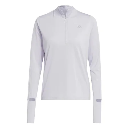 Camiseta de Manga Larga de Mujer Adidas Fast 1/2 Zip Lila Lavanda de Adidas, Mujer - Ref: S64126854, Precio: 54,69 €, Descuen...