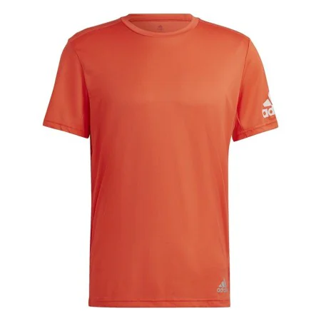 Camisola de Manga Curta Homem Adidas Run It Laranja de Adidas, Homem - Ref: S64126859, Preço: 27,56 €, Desconto: %