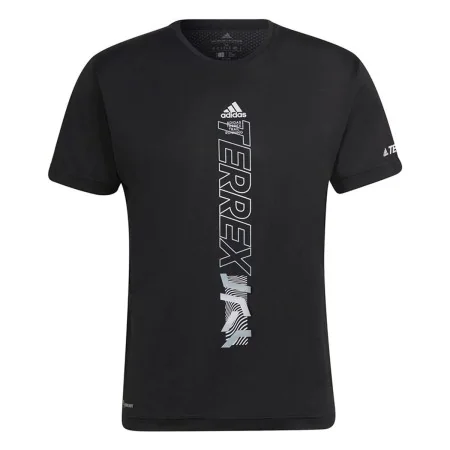 Camisola de Manga Curta Homem Adidas Agravic Preto de Adidas, Homem - Ref: S64126861, Preço: 37,11 €, Desconto: %