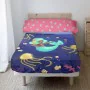 Jeu de draps HappyFriday Mr Fox Happy Mermaid Multicouleur Lit 1 persone 2 Pièces de HappyFriday, Draps et taies d'oreiller -...