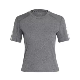 Camiseta de Manga Corta Mujer Adidas 3 stripes Essentials Gris claro de Adidas, Mujer - Ref: S64126863, Precio: 24,60 €, Desc...