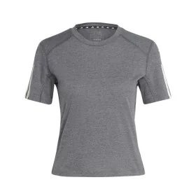 Camisola de Manga Curta Mulher Adidas 3 stripes Essentials Cinzento claro de Adidas, Mulher - Ref: S64126863, Preço: 24,60 €,...