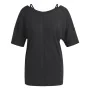 Camiseta de Manga Corta Mujer Adidas Studio Oversized Negro de Adidas, Ropa - Ref: S64126865, Precio: 37,11 €, Descuento: %