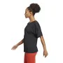 Camisola de Manga Curta Mulher Adidas Studio Oversized Preto de Adidas, Roupa - Ref: S64126865, Preço: 37,11 €, Desconto: %