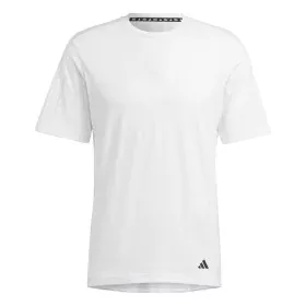 Camisola de Manga Curta Homem Adidas Base Branco de Adidas, Roupa - Ref: S64126868, Preço: 27,68 €, Desconto: %