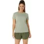 Camiseta de Manga Corta Mujer Asics Core Oliva de Asics, Mujer - Ref: S64126879, Precio: 20,82 €, Descuento: %