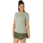 Camisola de Manga Curta Mulher Asics Core Azeitona de Asics, Mulher - Ref: S64126879, Preço: 20,82 €, Desconto: %